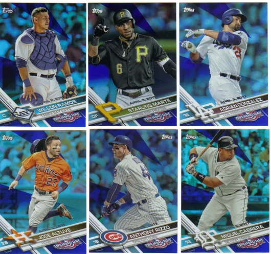 2017 Topps Opening Day Baseball - Blue Foil Parallels - Pick From Card #'s 1-200 - Image 1 of 1