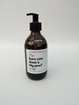 The 'have you done a big poo?' Soap 300ml Black Raspberry &Peppercorn Hand Wash - Image 1 of 2