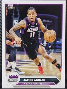 2023-24 Topps G-League #86 James Akinjo Stockton Kings - Bild 1 von 2