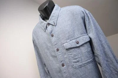 Duluth Trading Co. Flannel Camp Shirt Marled Relaxed Fit Mens Sz 2XLT 2XL TALL - Image 1 of 4