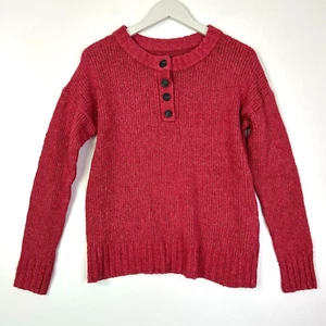 American Eagle Jegging Fit Langarm Oversize Pullover Rot Gr.XS - Bild 1 von 5