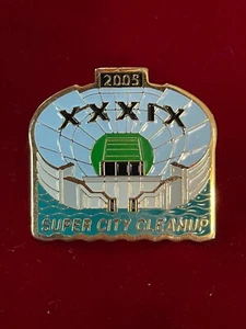 2005 XXXIX Super City Cleanup Soft Enamel Lapel Pin Beautification Promo 1.25" - Picture 1 of 2
