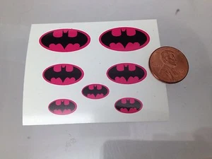 Die Cut Batman Decals. For Revell And Aurora Mego Other Figures - Picture 1 of 1