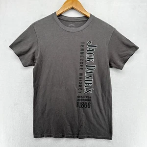 Jack Daniels Tennessee Whiskey Since 1866 T-Shirt Gray Men's Small Pullover - Picture 1 of 8