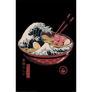 Poster VINCENT TRINIDAD - Great Ramen Wave 61x91,5cm NEU 59914 ge - Imagen 1 de 1