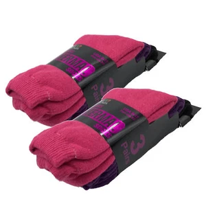 Women's 6 Pack Thick Thermal Crew Cold Weather Boot Socks Winter Outdoor - Picture 1 of 3
