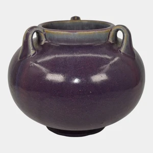 Fulper Arts And Crafts Pottery Purple Ceramic Vase 564 - Picture 1 of 6