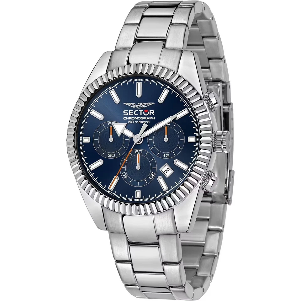 SECTOR 240 R3273676007 OROLOGIO UOMO BLU 41mm CRONO LIST. SOTTOCOSTO