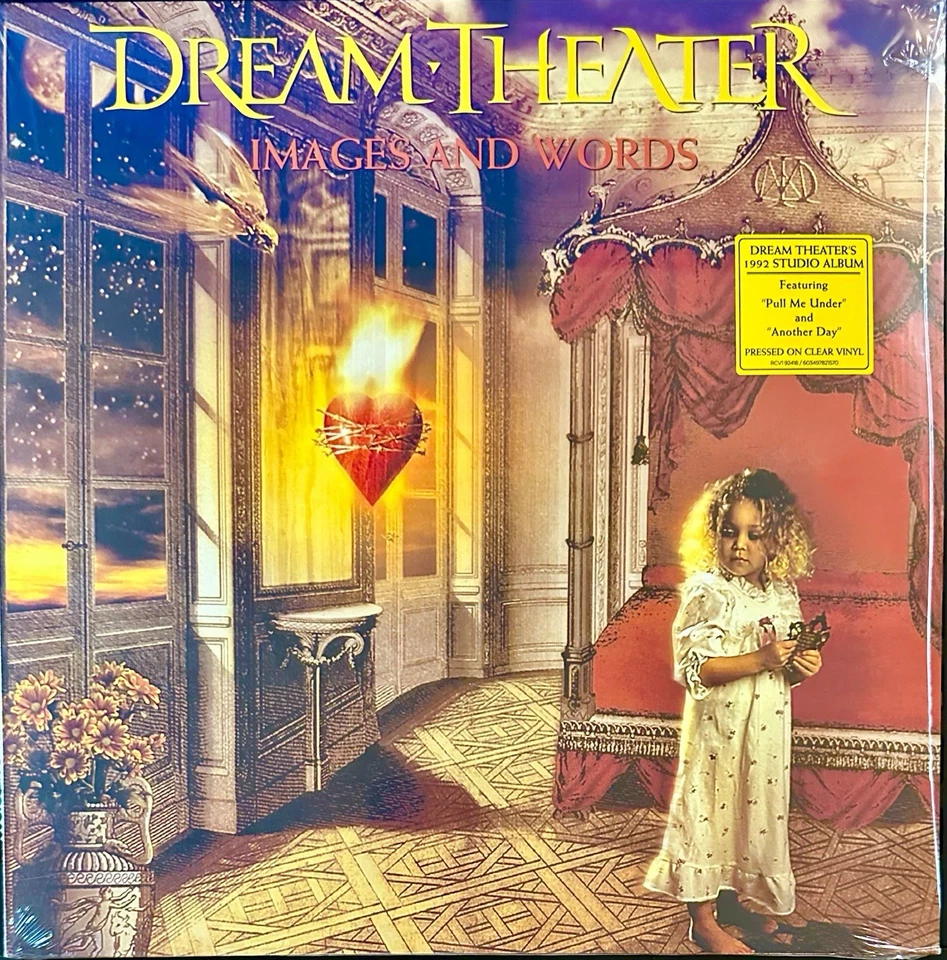 Dream Theater - Images And Words - LP Album Clear Vinyl Record - * Near Mint * - Image 1 of 4