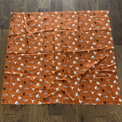 University of Texas Longhorns UT Cotton Fabric Quilting - Image 1 of 4