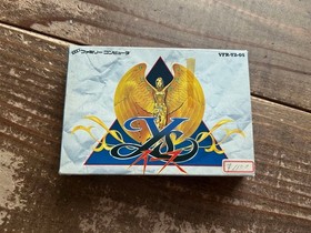 [FC] Famicom Ys [Boxed/Instruction Manual Included/Tested] Cassette Software
