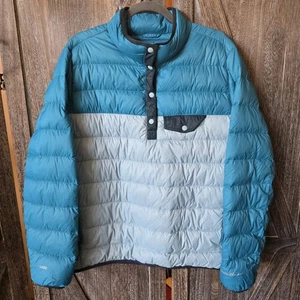 Chaqueta Eddie Bauer para mujer talla TL azul aguamarina Stratuslite plumón acolchado pulóver - Imagen 1 de 11