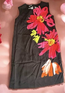 Fabulous Vibrant Floral Print Escada Dress Size 42 - Picture 1 of 14