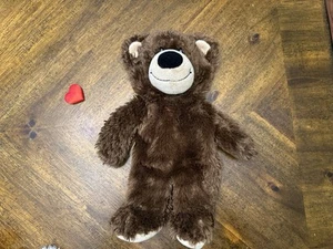 14 Zoll Build a Bear Plüsch Lil Cub dunkelbraun große schwarze Nase ungefüllte Haut - Bild 1 von 3