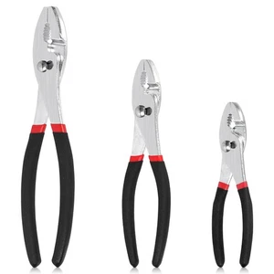 3 Stück 6 Zoll 8 Zoll 10 Zoll Slip Joint Zangen Set, Schwerlast Kohlenstoffstahl Slip-Joint Zange... - Bild 1 von 7