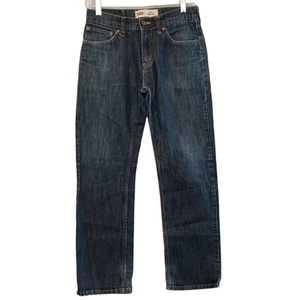 Levis 514 Straight Jeans Boys Size 16 Reg Slim Fit Blue Denim 28x27 - Picture 1 of 11