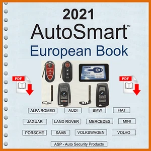 2021 AutoSmart Cars European Book Documents Instructions For Keys Programming - Picture 1 of 10