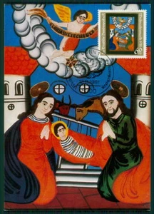 ALEMANIA MK 1981 NAVIDAD NAVIDAD NOEL NAVIDAD PRIVADA! MAXI TARJETA MC CM ak25 - Imagen 1 de 2