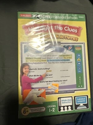 Highlight the Clues: Comprehension Activities Interactive Grades 1-2 NEW/ SEALED - Image 1 of 2
