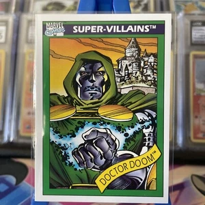 1990 Impel Marvel Universe Series 1 - Doctor Doom #60 - Super-Villains - Picture 1 of 10
