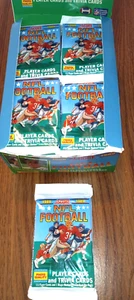 (1) 1989 Score Football Unopened Sealed Wax Pack Possible Barry Sanders Rookie - Picture 1 of 4