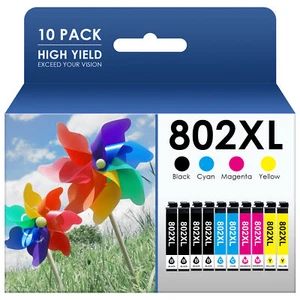 802 Ink Cartridge for Epson 802XL Workforce Pro WF-4720 WF-4734 WF-4740 WF-4730 - Picture 1 of 8