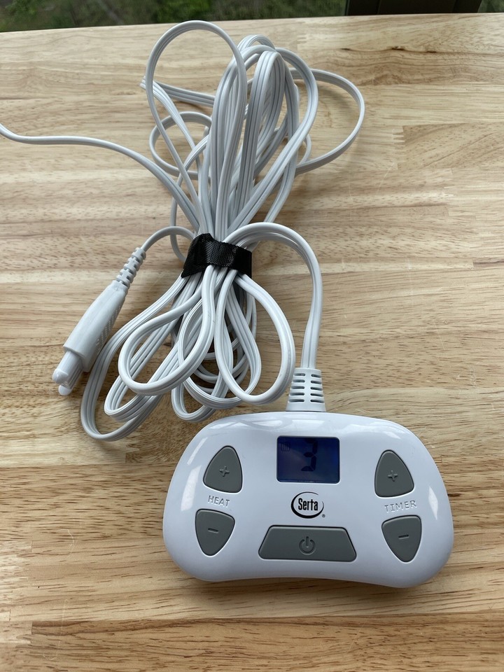 SERTA Electric Heating Blanket Cord 3 Prong Controller Replacement  PFI-DTC-TB1 | eBay