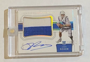 2018 National Treasures Collegiate Silhouette Firme Prime Josh Rosen/25! - Foto 1 di 4