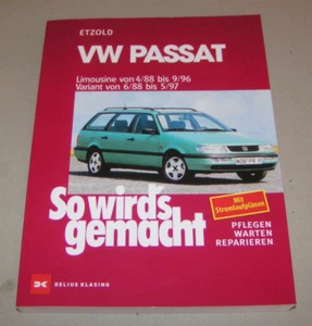 Manual De Reparación - VW Passat B3 Tipo 35i - Años De Fabricación 1988 A 1997 - Imagen 1 de 2