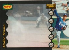 1996 Denny's / Pinnacle Hideo Nomo rookie card, Japan / Los Angeles Dodgers