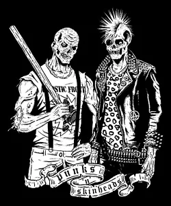 Punks & Skinheads Patch Aufnäher Punk Punkrock Oi! Skinhead Punx Working Class - Bild 1 von 1