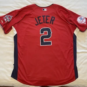 MLB Authentic Derek Jeter 2010 All Star Jersey Baseball NY New York Yankees 2XL - Picture 1 of 8