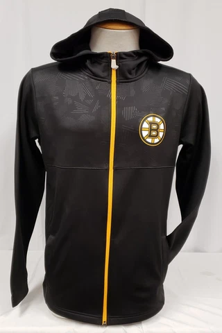 Brand New NHL BOSTON BRUINS Fanatics Men's Full-Zip Hoodie - M Cover