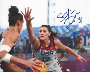 STEFANIE DOLSON AUTOGRAPH SIGNED 8X10 PHOTO USA BASKETBALL NY LIBERTY COA - Picture 1 of 1