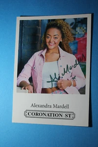 Alexandra Mardell (Coronation Street) Signed Cast Card - Picture 1 of 1