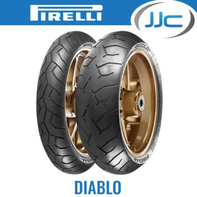 Pirelli Diablo Performance Motorbike Tyres Pair 120/70/17 58W & 180/55/17 73W - Image 1 of 2