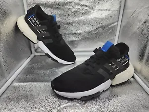 Adidas Mens POD S3.1 Ultra Boost Black Blue Athletic Shoes Sz 8 CG6884 New Nobox - Picture 1 of 9