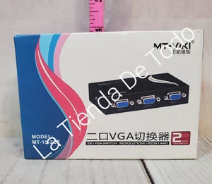 2 PORT VGA PLUG SWITCH BOX FOR MT152CF OR MT-15-2CF USERS READ - Picture 1 of 7
