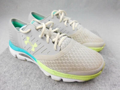 Under Armour Speedform Runing Shoes Women's Size 10 Gray Green Mesh Sneakers - Image 1 of 4