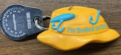 Rare Vintage Avon Keychain I'M HOOKED ON YOU Vintage Fishing Spark Plug Gap Tool - Изображение 1 из 2