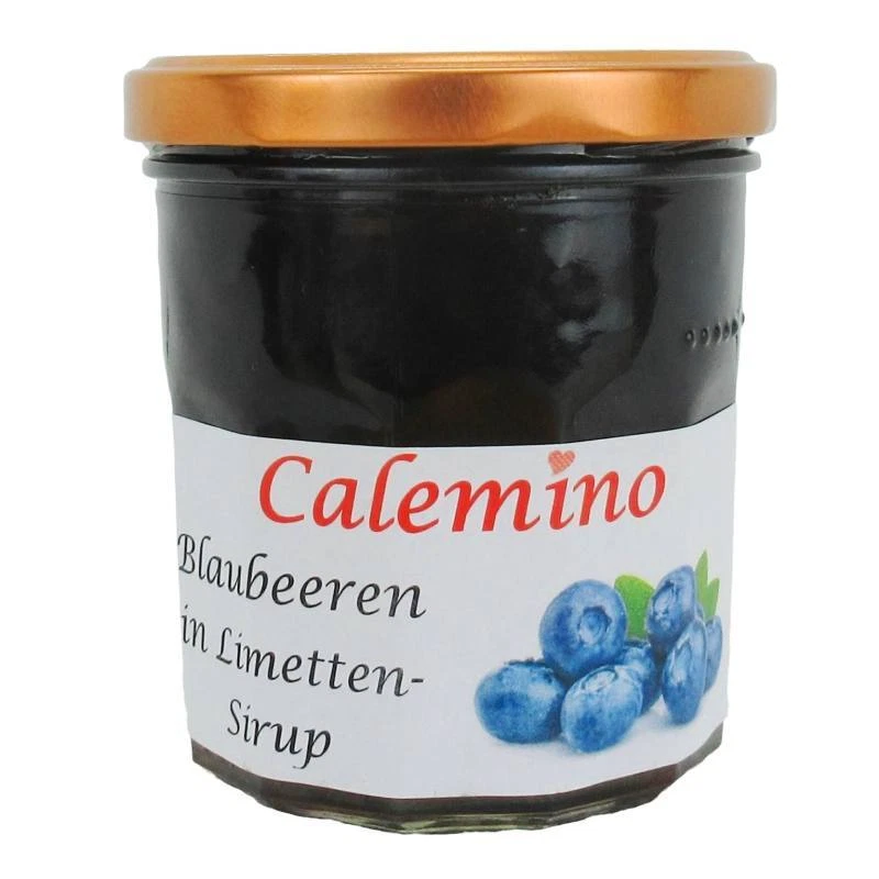 Mirtilli in sciroppo di lime 350 g (17,6 oz) - Immagine 1 di 1