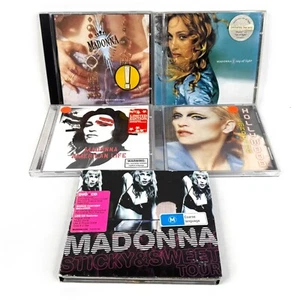 Madonna CD Lot x5 Sticky & Sweet Tour, American Life, Like a Prayer, Hollywood - Picture 1 of 7