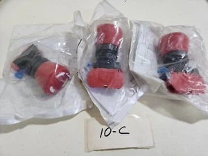 Lot of 3- c3controls W22PTR-MR-01 Button - Picture 1 of 2