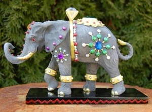 Designer Elefant Juwel Tusker Afrika Sammler Figur Neu ptu13076. - Bild 1 von 3