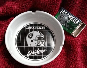 Raiders Aschenbecher und volle Box Streichhölzer. Los Angeles - Bild 1 von 3
