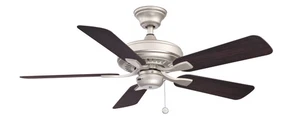 Fanimation Edgewood 44" Indoor/Outdoor Ceiling Fan in Brushed Nickel - Picture 1 of 1