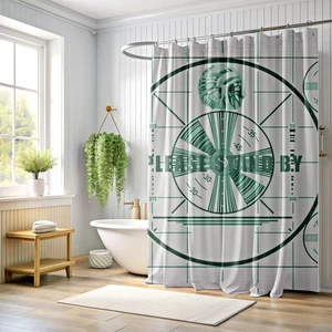 Fallout New Vegas Test Screen Shower Curtains, Unique Gamer Gift - Picture 1 of 10