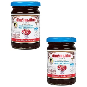 Maepranom Thai Chili Paste  Authentic Nam Prik Pao Seasoning 228 g x 2 - Picture 1 of 14