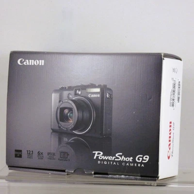Canon PowerShot G9 12.1 MP Digital Camera Battery + Charger -boxed - Image 1 of 4