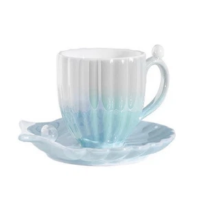 Keramik Kaffeetasse mit Untertasse, Tasse, süße Kaffeetassen für Büro und Zuhause9562 - Bild 1 von 7